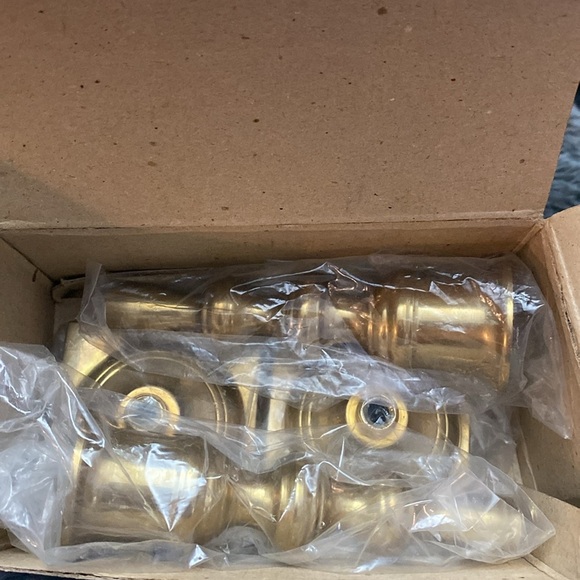 NIB Vintage Brass Candlestick 5” Candle Holders - Picture 16 of 16